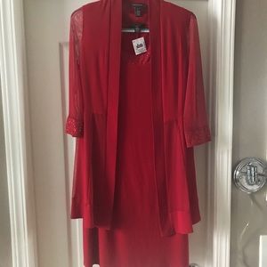 2 piece Red Dress